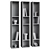 Vertical Wall Shelf COMO NG7 3D model small image 5