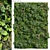 Lush Green Wall Decoration Kit 3D model small image 1