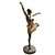 Golden Girl Dance Sculpture 3D model small image 2