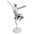 Golden Girl Dance Sculpture 3D model small image 5