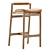 Sleek Baden Barstool by Four Hands 3D model small image 3