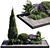 21-Piece Outdoor Plant Set 3D model small image 1