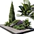 21-Piece Outdoor Plant Set 3D model small image 2