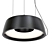Sleek Modern Ceiling Light Fixture 3D model small image 1