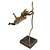 Elegant Girl Jumping Sculpture 3D model small image 1