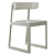 Scandinavian Flair Wooden Chair 3D model small image 4