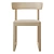 Scandinavian Flair Wooden Chair 3D model small image 5