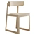 Scandinavian Flair Wooden Chair 3D model small image 15