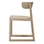 Scandinavian Flair Wooden Chair 3D model small image 18