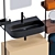 Elegant Atelier Bathroom Furniture 3D model small image 2