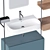 Elegant Atelier Bathroom Furniture 3D model small image 8