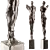 Abstract Metal Stone Human Sculpture 3D model small image 6