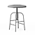 Linen Seat Swivel Stool 3D model small image 4