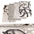 Assorted Set of 5 Rugs 3D model small image 1