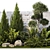 Urban Greenery Collection: Conifers, Shrubs, Bonsai 3D model small image 3