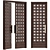 Visualized Exterior Door Model 3D model small image 1