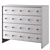 Elegant Couture Chest for Modish Interiors 3D model small image 2