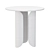 Luxury Olivya Stone Side Table 3D model small image 4