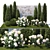 Hydrangea & Cypress Landscape Collection 3D model small image 1