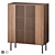 Modern Wood Side Cabinet 3D model small image 1