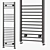 Designer Towel Radiator Set - High Quality 3D model small image 6