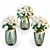 Exquisite Decor Set with Vases 3D model small image 2