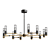 Modern Cylinder LED Chandelier Fixture 3D model small image 1