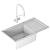 Zorg Light ZL Kitchen Sink 3D model small image 3