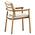 Tribu Ukiyo Armchair: Elegant Design 3D model small image 2