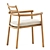 Tribu Ukiyo Armchair: Elegant Design 3D model small image 4
