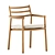 Tribu Ukiyo Armchair: Elegant Design 3D model small image 5