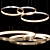Modern Pendant Light Fixture HOOP 3D model small image 1
