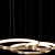 Modern Pendant Light Fixture HOOP 3D model small image 5