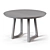 Silas Solid Wood Round Dining Table 3D model small image 3