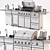 Marroni Grills GAS BBQ SICILIA 3D model small image 19