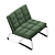 Luxury Minotti Delaunay Quilt Armchair 3D model small image 3