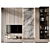 Modern TV Wall Decor Shelf 3D model small image 1