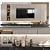 Premium TV Wall 03 Design 3D model small image 1