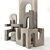  Architectural Style Sculpture Set 3D model small image 3