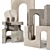  Architectural Style Sculpture Set 3D model small image 4