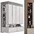 Modern Wardrobe 3D Model Kit 3D model small image 3