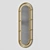 Luxury Gold Oval Mirror 3D model small image 3