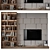 Modern TV Wall Shelf Decor 3D model small image 1