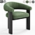 Sleek Bracci Chair 2015 Design 3D model small image 4