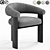 Sleek Bracci Chair 2015 Design 3D model small image 6
