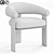 Sleek Bracci Chair 2015 Design 3D model small image 7