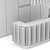 Sleek Reception 12 Desk Organizer 3D model small image 6