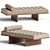 Stylish Daybed by Usona 3D model small image 1