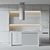 Modern Kitchen 3D Model Kit 3D model small image 3