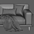 Stylish Arflex Frame Two-Seater Sofa 3D model small image 4